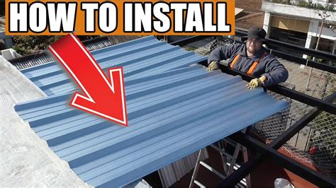 metal sheet roof installation|installing a metal roof yourself.